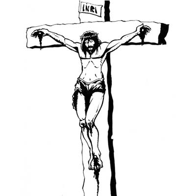 Religious Jesus christ on the cross design designs Fake Temporary Water Transfer Tattoo Stickers NO.10586